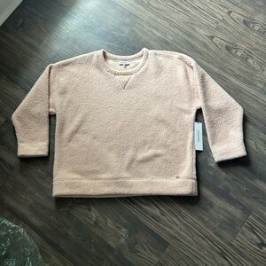 NWT Calvin Klein Soft Blush Fleece Top